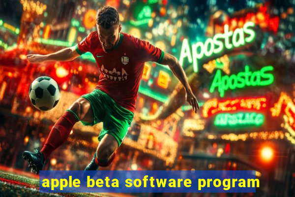 apple beta software program